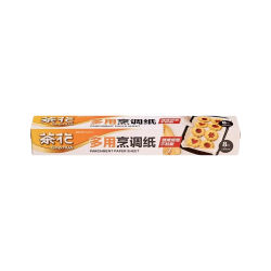 茶花 烹调纸油纸烘焙纸家用烤箱烘烤专用纸硅油烘培烤肉盘纸食品级 盒装烹调纸30cm*8m