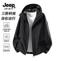 JEEP SPIRIT 男女同款防风防水冲锋衣外套（多款可选）