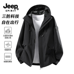 JEEP SPIRIT 男女同款防风防水冲锋衣外套（多款可选）