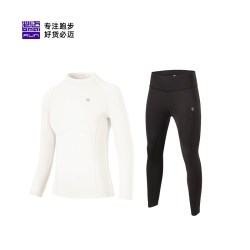 必迈 跑步加绒保暖排汗套装
