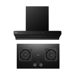 老板 小钢炮L1mini+E1套装 26m³/min大吸力 顶侧双吸油烟机灶具套装