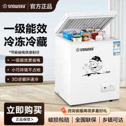 SNOWSEA 单门单温大冰柜150升-350升铜管衔接大容量一级能效大冷柜