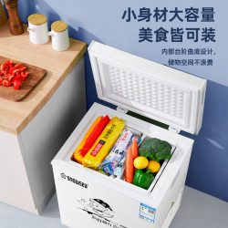 香雪海 110L单温冰柜家用小型冷冻柜 小冰柜家用 冰柜处理商用