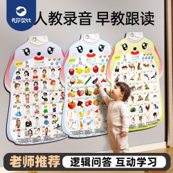 卡尔贝比 兔子挂图 0-3 岁幼儿益智早教有声挂图宝宝启蒙学说话