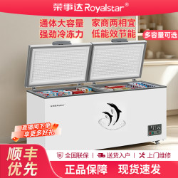 荣事达 冰柜大容量全冷冻型家用卧式速冻冷柜节能省电