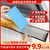 露俏 加厚油烟机吸油棉接油槽吸油纸 厨房家用