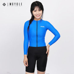 魅骑 mcycle骑行服长袖薄款男女透气速干自行车公路车服mei户外