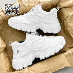 森马 SENMA/森马男鞋2026新款夏季炸街超火厚底休闲运动潮流百搭老爹鞋