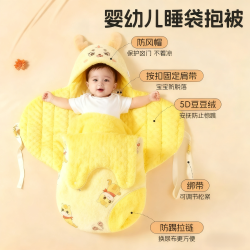 包被新生儿防踢睡袋秋冬宝宝睡袋0-1岁婴儿专用加厚防惊跳包裹被