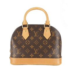 LOUIS VUITTON 中古95新lv/路易威登/alma bb贝壳植鞣革内里更新贝壳包