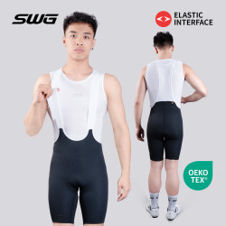 SWG 铭胜夏季男款竞技自行车双箭头坐垫骑行短裤（凌宇背带短裤）