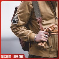 马登 工装美式复古狂怒夹克坦克服棉衣阿美咔叽硬汉外套卡其色男冬