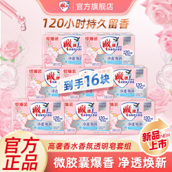 雕牌 高奢香水香氛透明皂 206g 除菌温和不伤手去污