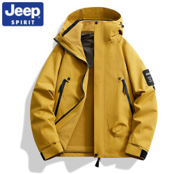 JEEP SPIRIT JEEPSPIRIT吉普2026秋季新款三合一冲锋衣男女款户外夹克情侣外套