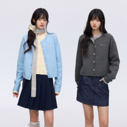 PSO Brand 秋冬保暖时尚气质女装开衫长袖针织毛衣NMY010