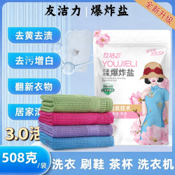 友洁力新爆炸盐508g去污去渍清理洗衣机茶杯器具