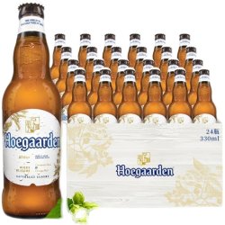百威 Hoegaarden福佳白精酿啤酒330ml*24瓶11.7°P比利时风味整箱批发