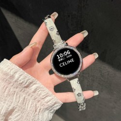 适用华为GT6手表带GT7花朵GT5新中式金属GT5PRO手环国风GT4轻奢高级感watch5智能配件显细手腕带鎏金女款夏季