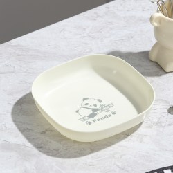 欧聪 吐骨碟家用餐桌吐骨头盘碟垃圾渣盘轻奢塑料放菜碟零食盘底座收纳