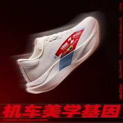 安踏 ×张雪机车联名丨二区心率SE轻质缓震无板竞训跑鞋男款运动鞋