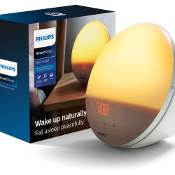 Philips SmartSleep 智能唤醒灯 日出日落模拟 自然音效 FM收音机闹钟多功能床头灯小夜灯阅读灯卧室