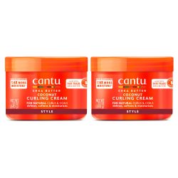 Cantu 护发造型霜和乳液 滋润 保湿 顺滑 清洁 护理 340ml 所有发质 男女通用