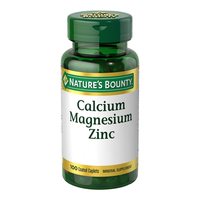 Natures Bounty 自然之宝 钙矿物补充剂 钙、镁、锌 适合成人使用 100粒 1件装 骨骼健康 免疫支持