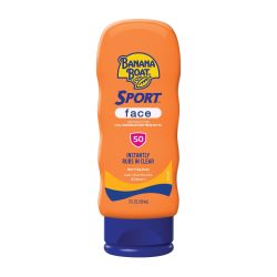 香蕉船运动防晒霜 SPF 50 香蕉船防晒霜 SPF 50,旅行装防晒霜,防晒霜,迷你防晒霜,适用于干性皮肤面部,夏季必备品,度假必备品 89ml