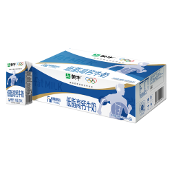 蒙牛 低脂高钙牛奶 250ml*24盒 礼盒装