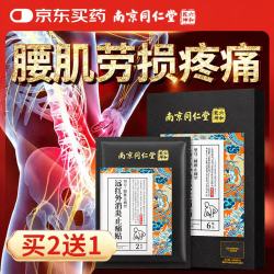 同仁堂 北京同仁堂 Tongrentang Chinese Medicine腰肌劳损贴腰间盘突出膏贴腰椎疼腰关节疼痛止痛活血扭伤酸痛僵硬100%特傚红远外理疗贴6贴装