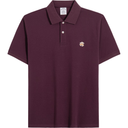 Brooks Brothers Supima棉 贴布绣 Polo衫 白色 L