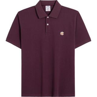 Brooks Brothers Supima棉 贴布绣 Polo衫 白色 L