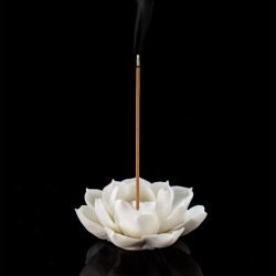 艾格辰 手工陶瓷莲花香插