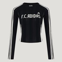 adidas 滔搏adidas阿迪达斯女子TIRO LS TEE运动休闲长袖T恤KZ4169