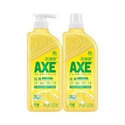AXE 牌护肤洗洁精500g2瓶去农残去油污果蔬餐具净