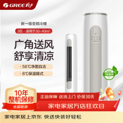 格力 空调 3匹 新一级能效 变频冷暖 双排铜管 天仪同款