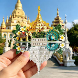 艾格辰 云南芒市金银塔冰箱贴
