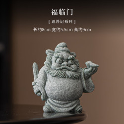 青砂石钟馗茶宠香插