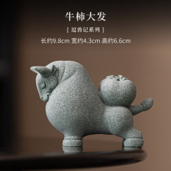 青砂石茶宠暴富香插
