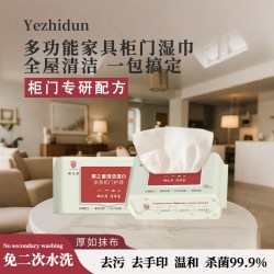 椰之盾一次性家具柜门湿巾免洗去污去黄去笔渍杀菌家用清洁湿纸巾