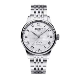 TISSOT 中古99新天梭1853/经典力洛克/39.3mm/白盘钢带/瑞士男表