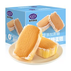 港荣 蒸蛋糕无蔗糖早餐面包整箱易消化糕点心咸蛋糕