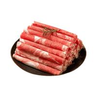 合钦 鲜原切牛肉卷肥羊卷0添加草原散养新鲜牛羊肉肉火锅烤肉食材 原切肥羊卷4斤