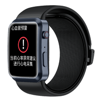 SNZESKE BP100C 气泵血压监测 SIM版 经典黑 智能手表