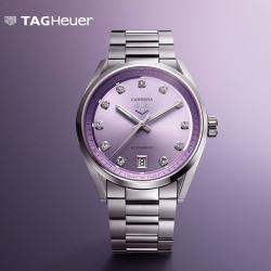 TAG Heuer 卡莱拉系列日历型手表钻石时标背透 WBN2319.BA0001