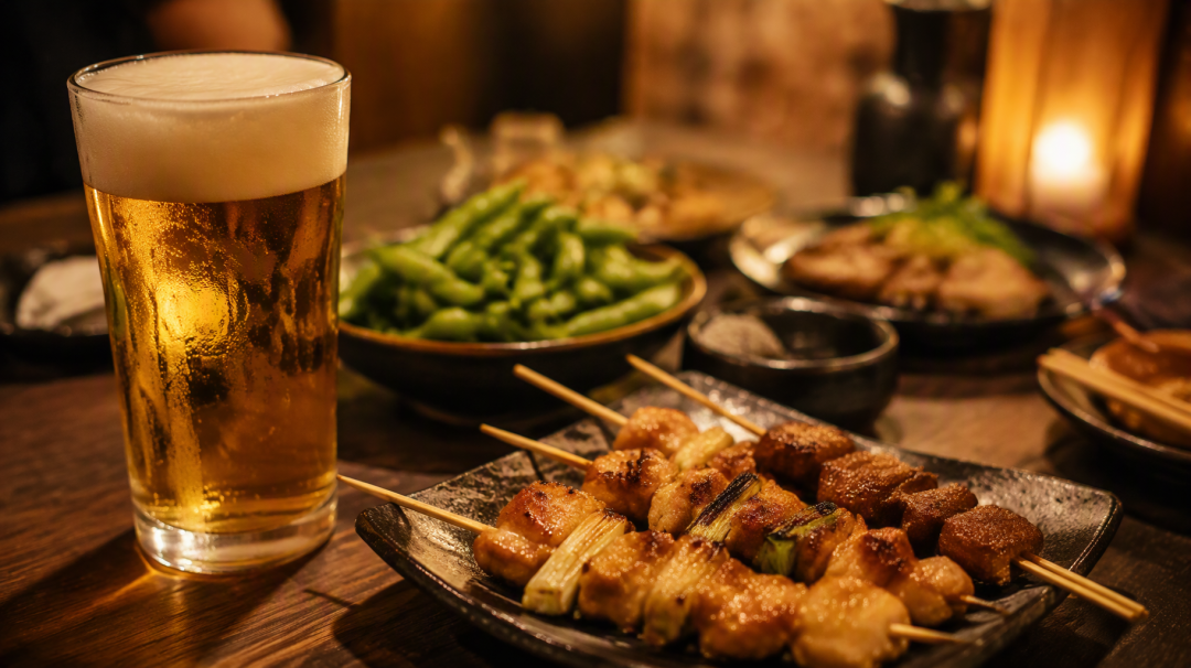 啤酒搭配居酒屋小食