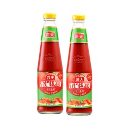 海天 番茄沙司510g*2瓶汉堡薯条意面炸鸡手抓饼蘸酱家用厨房番茄酱