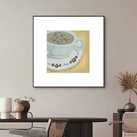 美拉德中古风咖啡厅装饰画