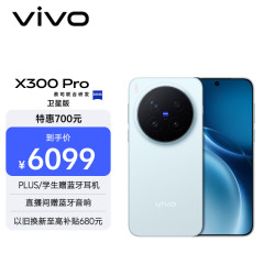 vivo X300 Pro 卫星通信版 5G手机 16GB+512GB 自在蓝
