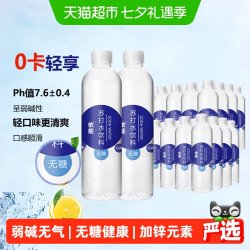 依能 锌强化无糖无气弱碱性苏打水饮料